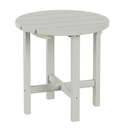Costaelm Paradise Round 18" Adirondack Side Table, Sand