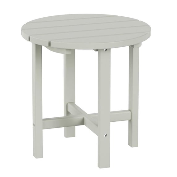Costaelm Paradise Round 18" Adirondack Side Table, Sand
