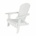 thumbnail image 1 of Costaelm Plastic Outdoor Folding Adirondack Chair for Firepit Chair All-weather HIPS Resin Outdoor Chair, 1 of 5