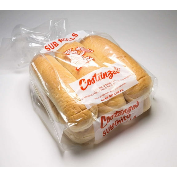 Costanzos Bakery White Submarine Roll, 112 Gram -- 48 per case.