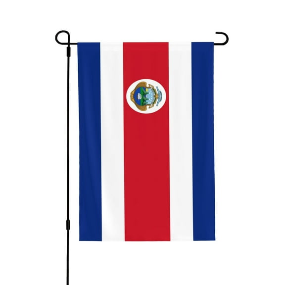 Costarican-Flag House Flag Double Side Garden Flag For Outside Room House Yard Indoor 28" X 40"