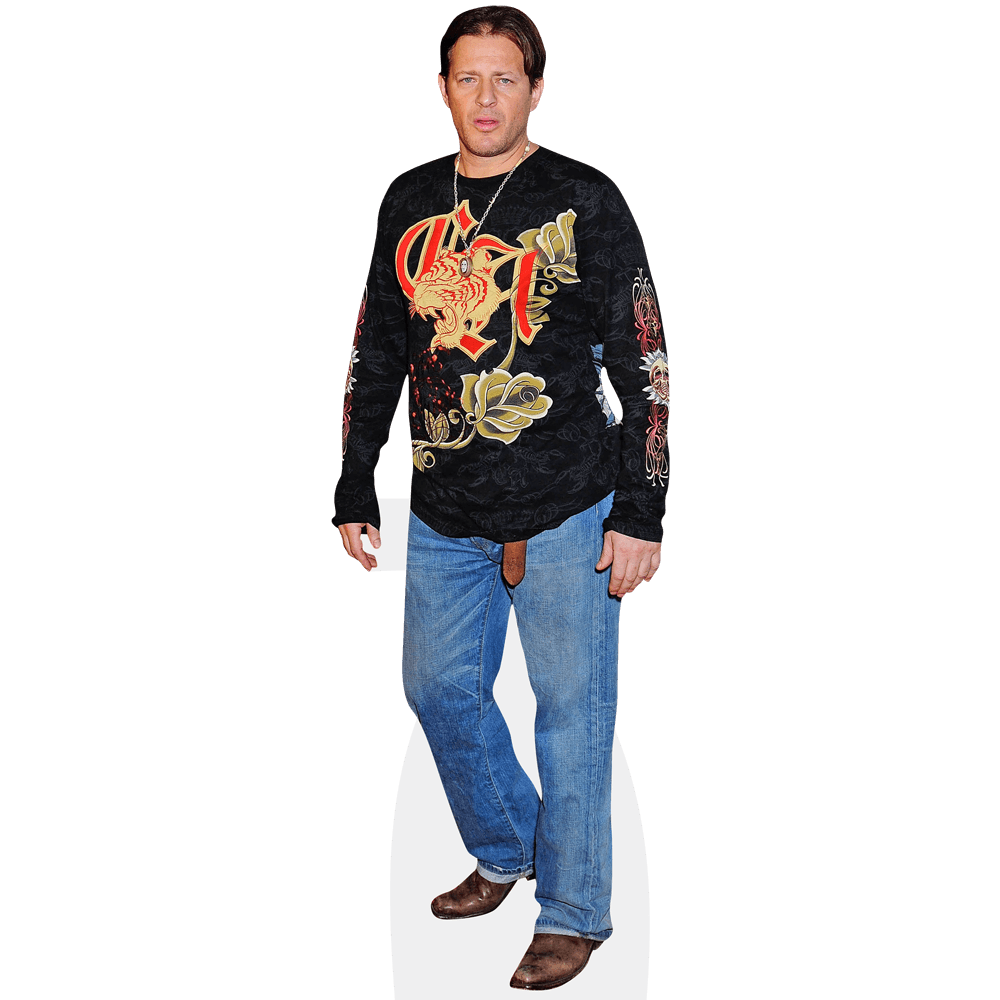 Sagoma Di Cartone Di Costas Mandylor (Saw) - Formato Mini (60 Cm) - Celebrity Cutouts, Autentica Con Ologramma