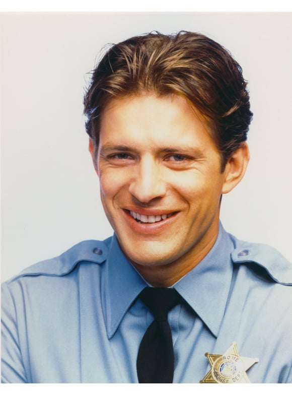 Costas Mandylor smiling in Police Outfit Photo Print (8 x 10)