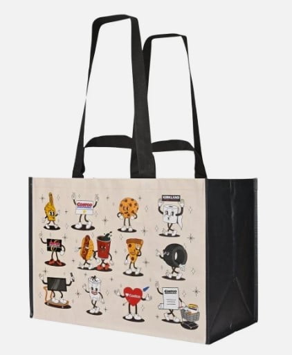 KeepCool Reusable Character Tote Bag, 4 Count