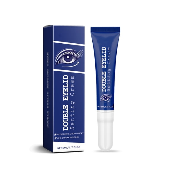 Costeam 0.18 Oz Double Eyelid Styling Cream Glue，Strong Hold Adhesive for Natural Double Eyelids
