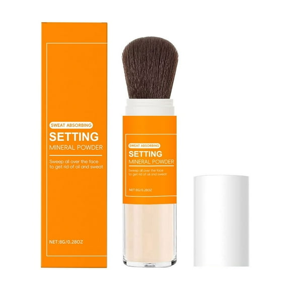 Costeam 0.28 Oz Matte Setting Powder and Antiperspirant,Dual Purpose Powder for Makeup Hold and Sweat Control