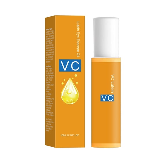 Costeam 0.34 Fl Oz Lutein Eye Wrinkle Reducing Essential Oil,Nourishing Oil for Under Eye Fine Line and Dark Circle Relief