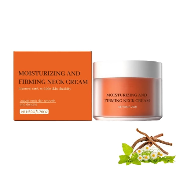 Costeam 1.8 Oz Long Lasting Hydrating Neck Cream Anti Wrinkle for Neck Lines,Targeted Neck Cream for Wrinkle Reduction Skin Tightening Moisture Lock and Youthful Neck