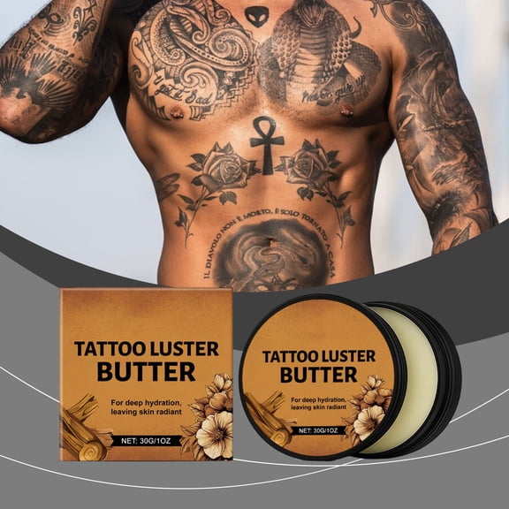 Costeam 1 Oz Tattoo Aftercare Balm Nourishing Soothing for Color Retention，Gentle Balm for Tattoo Healing Skin Nourishment Color Enhancement and Irritation Relief