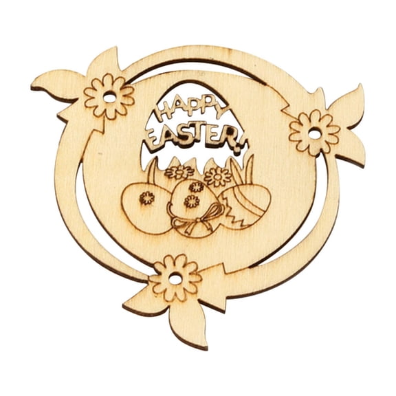 Costeam 10 Pack Easter DIY Egg Hanging Ornament Kit,Creative Craft Set for Home Holiday Decoration