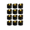 thumbnail image 1 of Costeam 12xBlack Remote Flameless Candles Battery Operated LED Type Suitable For Halloween Decor Themed Parties Home Indoor Outdoor Use, 1 of 6