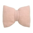 thumbnail image 1 of Costeam 16x12IN Solid Color Linen Bow Pillow Two-Purpose Lumbar Sofa Cushion Soft Washable Mother's Day Gift, 1 of 6