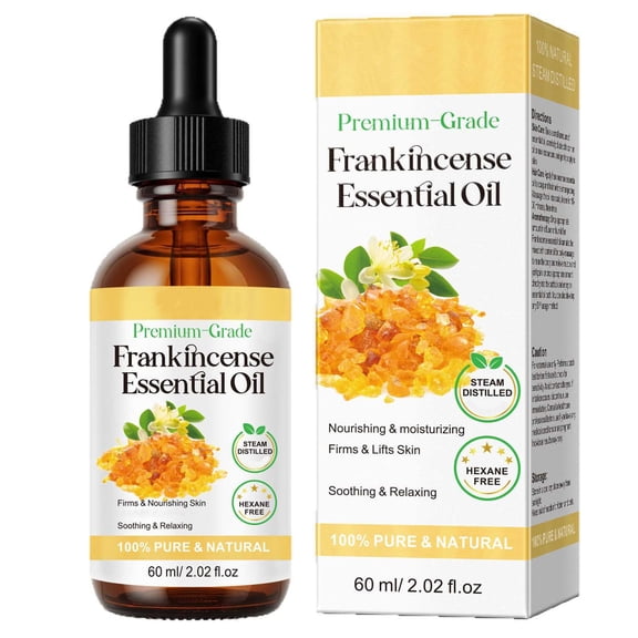 Costeam 2.03 Fl Oz Frankincense Massage Essential Oil,Relaxing Aromatherapy Oil for Body Massage and Skin Nourishment