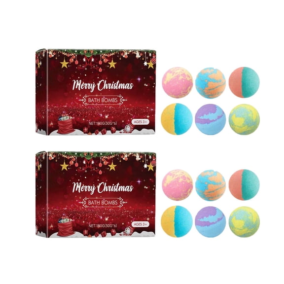 Costeam 2-3 Piece Bath Bomb Set with Essential Oil Fragrance Cleansing Hydrating,Fizzy Bath Balls for Relaxing Bath Skin Nourishment Aromatherapy and Spa Like Experience