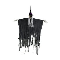 Costeam 2025 New Halloween Decorations Outdoor/Indoor,Scary Hanging Ghosts,Halloween Grim Reaper Skeleton,Scary Party Decorations