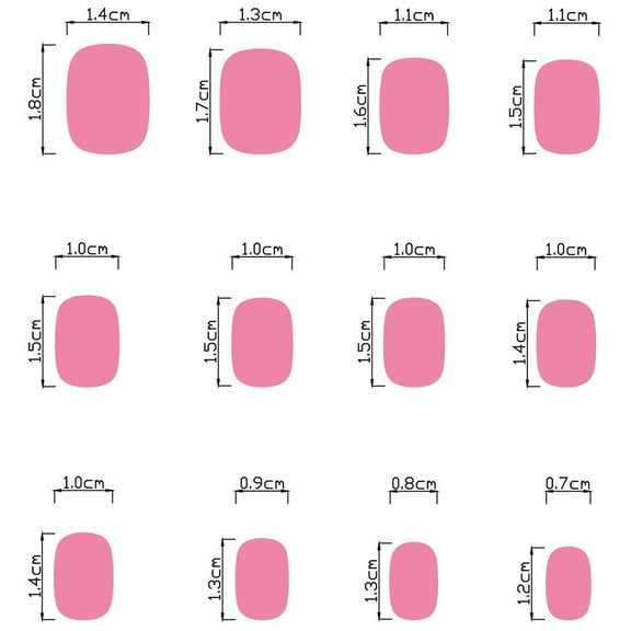 Costeam 24 Packs Independence Day Glitter Press On Nails,Sparkly Nails for Holiday Celebration