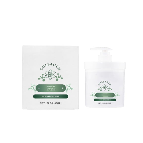 Costeam 3.53 Oz Collagen Infused Firming Anti Wrinkle Cream,Anti Aging Balm for Elastic Tightened and Youthful Skin