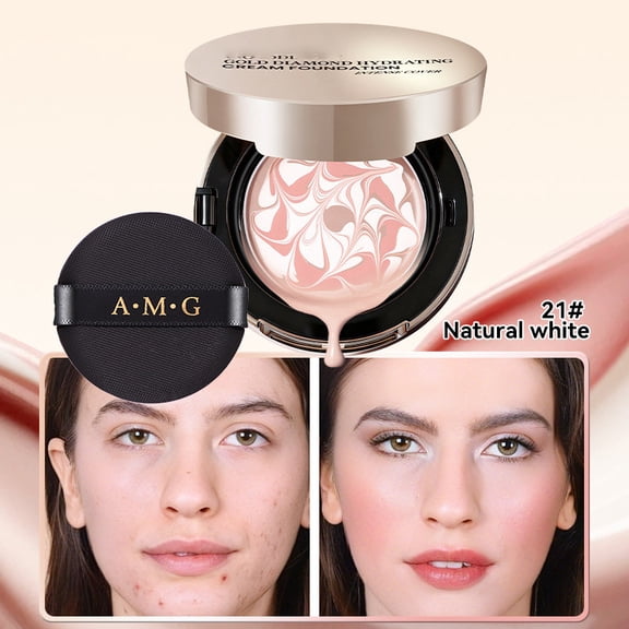 Costeam 3 Color Full Coverage Foundation Cream Blendable Cream Foundation for Flawless Skin，Buildable Coverage Formula for Natural Matte Finish