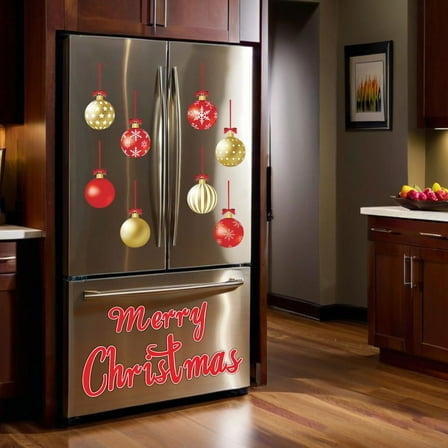 Costeam 32PCS Christmas Magnet Refrigerator Decor Cute Decorative Fridge Magnets Lightweight Creative Christmas Themed 2025 New