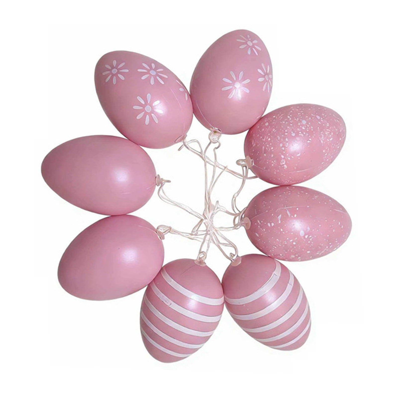 Costeam 8 Pack Medium Easter Egg Pendants, Hanging Ornaments for ...