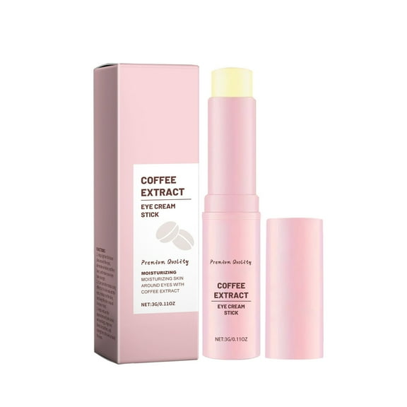 Costeam Caffeine Hydrating Eye Stick，Portable Balm for Eye Area Depuffing and Moisturization
