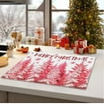 thumbnail image 1 of Costeam Christmas Placemats, Heat Insulation Table Mats for Dinner, Washable Kitchen Table Mats, Santa Pattern Restaurant Decoration for Holiday Home Party, 1 of 6