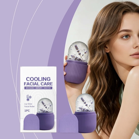 Costeam Cooling Facial Roller Massager for Skin Tightening and Puffiness，Ice Roller for Puffiness Reduction Circulation Boost Skin Tightening and Refreshed Look