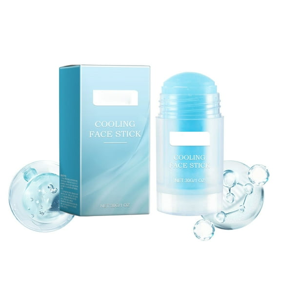 Costeam Cooling Soothing Facial Mask Stick 1.06 Ounce Portable Formula Calms Irritated Skin Reduces Redness