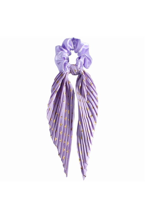 Crease Resistant Chiffon Scrunchie Elastic Hair Tie Soft Fabric,Smooth Scrunchie for Ponytail Holder Hair Accessory No Damage Grip and All Day Comfort