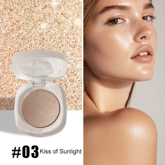 Costeam Diamond Shimmer Highlighter Gel Sparkling Formula Long Lasting Glow for Face and Body Decoration