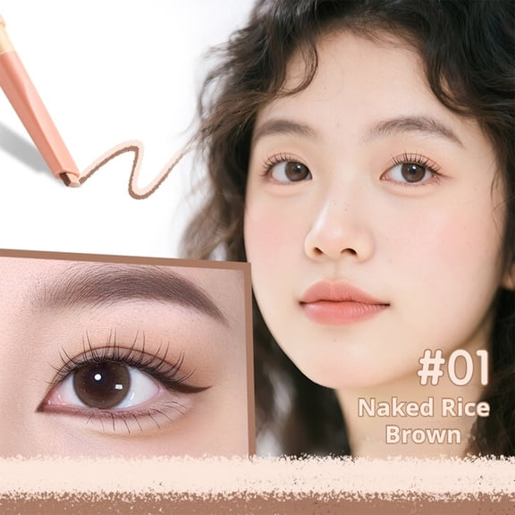 Costeam Double Ended Eyelid Highlighter Pen for Lash Line and Inner Corner,2 In 1 Brightening Pen for Eyelid Definition Inner Corner Highlight Natural Shine and Precise Application