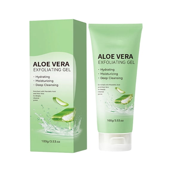 Costeam Exfoliating Facial and Body Gel，Gentle Formula for Skin Polishing and Dead Skin Removal