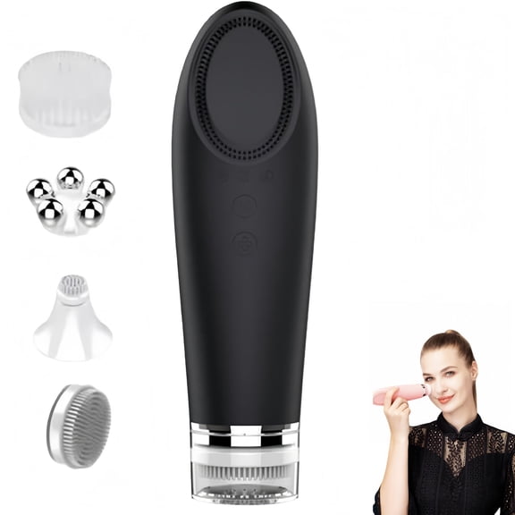 Costeam Facial Cleansing and Anti Aging Massager Tool for Home and Travel Use,Multi Function Facial Device for Pore Deep Cleansing Gentle Massage Circulation Boost and Skin Rejuvenation