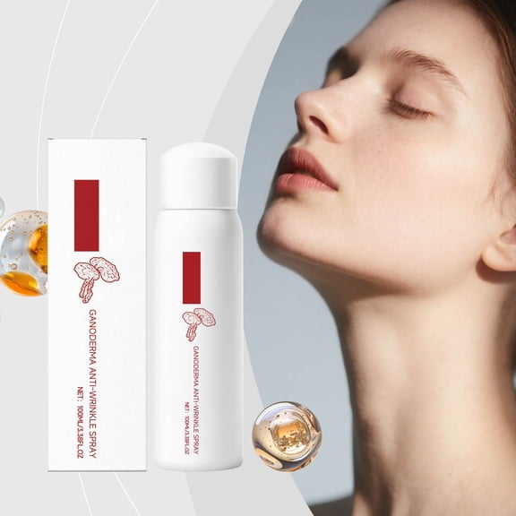 Costeam Ganoderma Wrinkle Repair Toner 3.38 Fluid Ounce Rejuvenating Formula Improves Skin Elasticity for Smooth Look