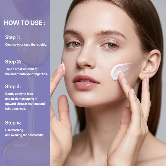 Costeam Gentle Hydrating Brightening Facial Cream，Lightweight Balm for Glowing Even Toned and Hydrated Skin