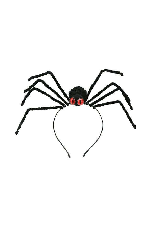 Halloween Black Spider Headband for Women Cosplay Costume,Scary Eyes Spider Hair Hoop Hair Accessories for Adult