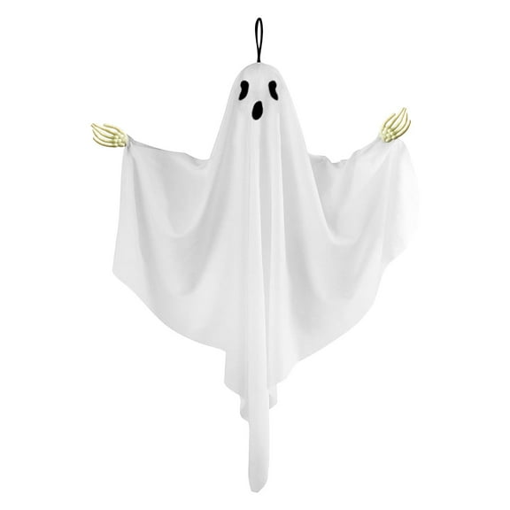 Costeam Halloween Hanging Ghosts Flying Ghost Decorations Cute Flying Ghost Hanging Decorations Ornaments for Front Garden Party Supplies 2025 new