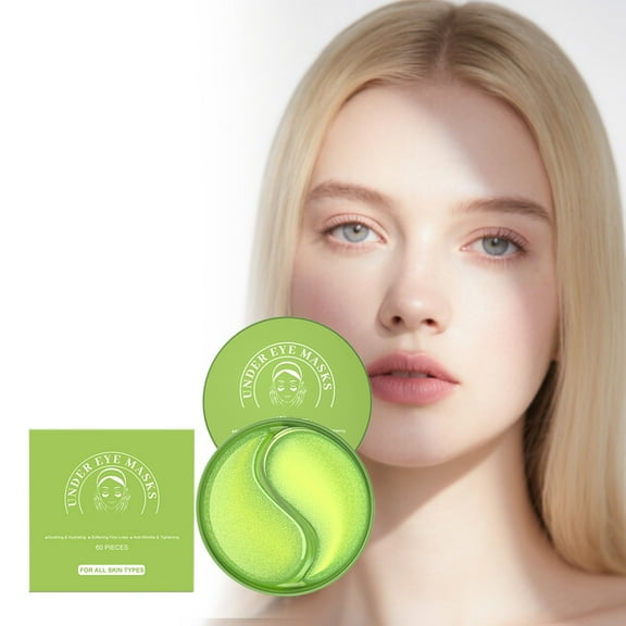 Costeam Hyaluronic Acid Brightening Eye Mask Moisturizing Formula Boosts Eye Area Hydration for Glowing Look