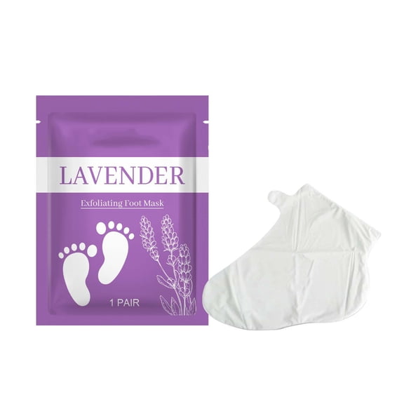 Costeam Lavender Infused Exfoliating Foot Maskļ¼Calming Peeling Balm for Soft Smooth Foot Skin