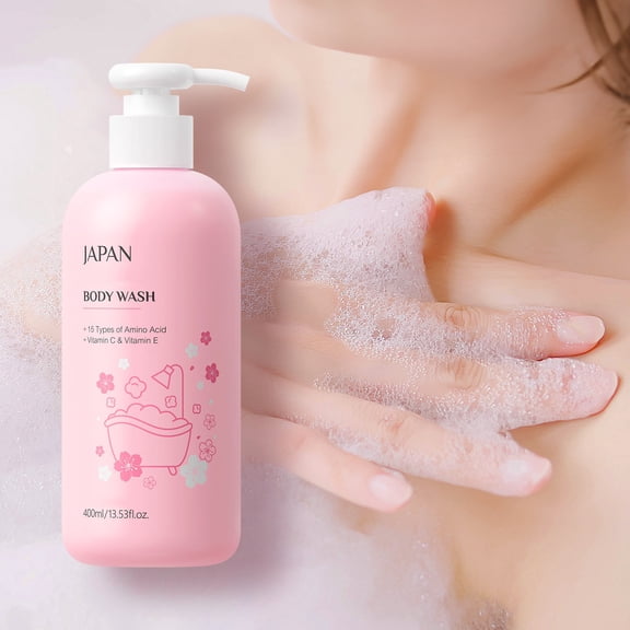 Costeam Moisturizing Floral Scent Body Wash Refreshing Formula Cleanses and Leaves Long Lasting Fragrance