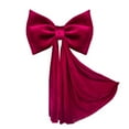 thumbnail image 1 of Costeam Outdoor Wedding Atmospheres Decoration Oversized Red Velvet Bow Christmas Valentine's Day Home Decoration Bow Large Velvet Bow for Wedding Christmas Home, 1 of 9