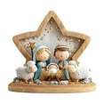thumbnail image 1 of Costeam Premium Cartoon Nativity Scene Rotating Figurine，Stylish Desktop Decor for Holiday Ambiance, 1 of 7