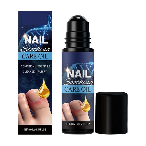 Costeam Roller Nail Care Essential Oil 0.34 Fl Oz Nourishing Nail Treatment for Cuticles，Portable Formula for Healthy and Glossy Nails