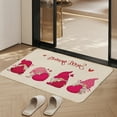 thumbnail image 1 of Costeam Romantic Valentine's Day Welcome Doormat, Non-Slip Indoor Outdoor Entryway Rug, Front Door Love Heart Gnome Themed Floor Mat, 1 of 8