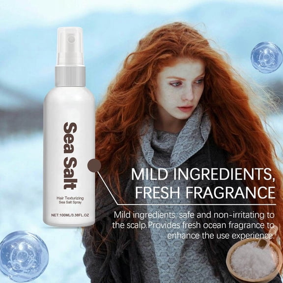 Costeam Sea Salt Dry Shampoo Spray for Hair Styling,Sea Salt Dry Hair Spray