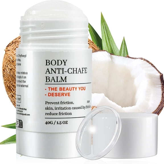 Costeam Thigh Anti Chafe Stick 1.41 Oz,Extra Large Friction Relief Balm for Leg Skin Protection Moisturization and Long Lasting Comfort