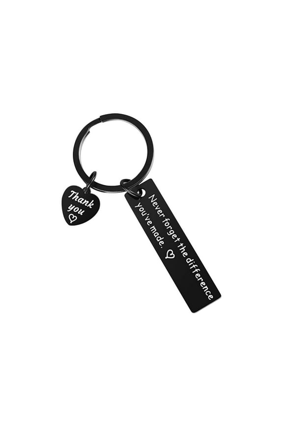 Valentine’s Day Heart-shaped Stainless Steel Keychain，Inspirational Gift for Team and Friends，Daily Carry Accessory