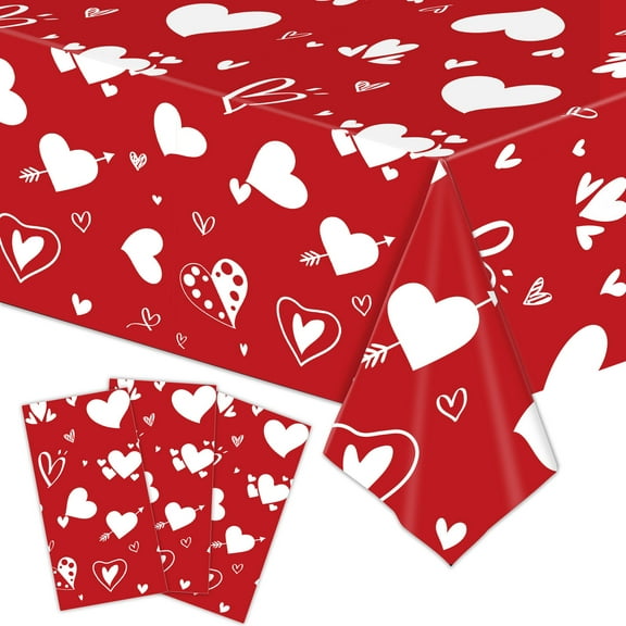 Costeam Valentine's Day Proposal Scene Background Curtain, Romantic Layout Decoration Cloth, Engagement Party Backdrop