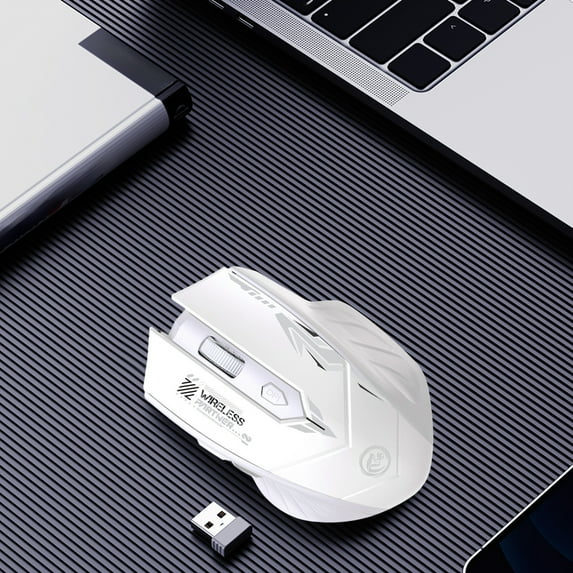 Costeam Wireless Bluetooth Mouse Dual Mode 24G Connection 6 Button Adjustable DPI Type C Fast Charging for Office Gaming PC Laptop 3600DPI