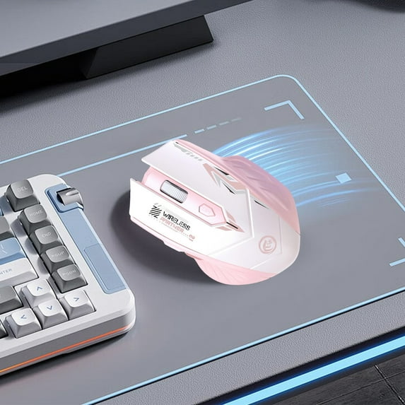 Costeam Wireless Bluetooth Mouse Dual Mode 24G Connection 6 Button Adjustable DPI Type C Fast Charging for Office Gaming PC Laptop 3600DPI